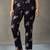 smart women floral printed regular kurta with trousers