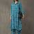 formal women floral printed regular kurta with trousers