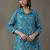 formal women floral printed regular kurta with trousers