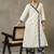 structured women dyed angrakha cotton kurta with palazzos