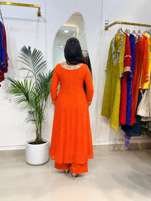 Kesari leheriya co-ord set 4