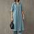 formal women embroidered regular thread work kurta with trousers