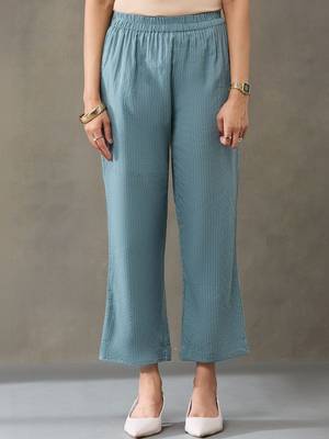 formal women embroidered regular thread work kurta with trousers 6