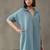 formal women embroidered regular thread work kurta with trousers