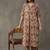 lightweight women floral printed regular cotton kurta with trousers