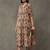 lightweight women floral printed regular cotton kurta with trousers