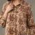 classic women floral printed regular cotton kurta with trousers