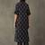 office women floral printed regular cotton kurta with trousers