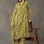 workwear women floral printed regular kurta with trousers