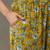 workwear women floral printed regular kurta with trousers
