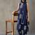 workwear women floral printed regular thread work cotton kurta with palazzos & with dupatta