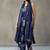 workwear women floral printed regular thread work cotton kurta with palazzos & with dupatta