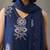 workwear women floral printed regular thread work cotton kurta with palazzos & with dupatta