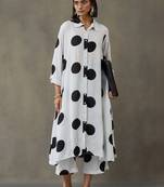 workwear women floral printed regular kurta with trousers
