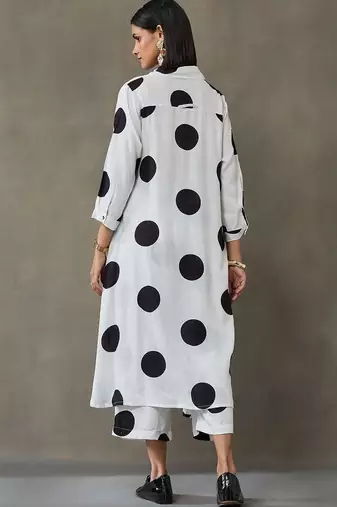 workwear women floral printed regular kurta with trousers