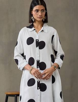 workwear women floral printed regular kurta with trousers 7