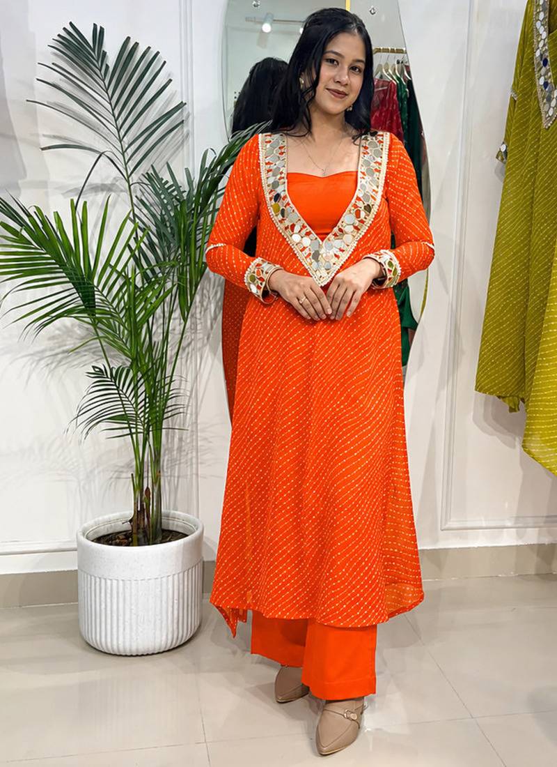 Kesari leheriya co-ord set