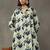 women floral printed regular cotton kurta with trousers