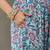 smart women floral printed regular kurta with trousers