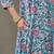 smart women floral printed regular kurta with trousers
