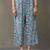 smart women floral printed regular kurta with trousers