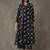 classic women floral printed regular cotton kurta with trousers