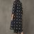 classic women floral printed regular cotton kurta with trousers