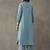 workwear women embroidered regular thread work kurta with trousers