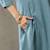 workwear women embroidered regular thread work kurta with trousers