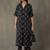 women floral printed regular kurta with trousers