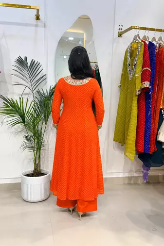 Kesari leheriya co-ord set