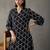 structured women floral printed regular kurta with salwar
