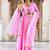 Pink bloom anarkali