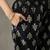structured women floral printed regular cotton kurta with trousers