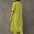 classic women embroidered regular thread work kurta with trousers
