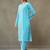 structured women leheriya printed regular cotton kurta with palazzos & with dupatta