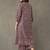contemporary women floral printed regular cotton kurta with trousers