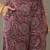 contemporary women floral printed regular cotton kurta with trousers