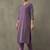 workwear women thread work cotton kurta with trousers