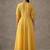 structured women embroidered angrakha mirror work cotton kurta with trousers