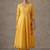 structured women embroidered angrakha mirror work cotton kurta with trousers