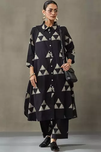 everyday workwear printed cotton kurta sets