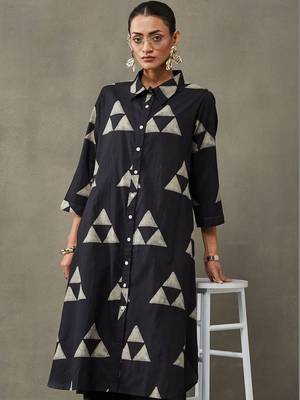 everyday workwear printed cotton kurta sets 6