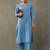workwear women thread work cotton kurta with trousers