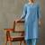 workwear women thread work cotton kurta with trousers