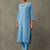 workwear women thread work cotton kurta with trousers