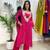 Gulabi muse lehariya co-ord  set