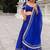 Royal blue leheriya lehenga