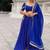 Royal blue leheriya lehenga