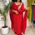 Ruhani red lehariya co-ord set